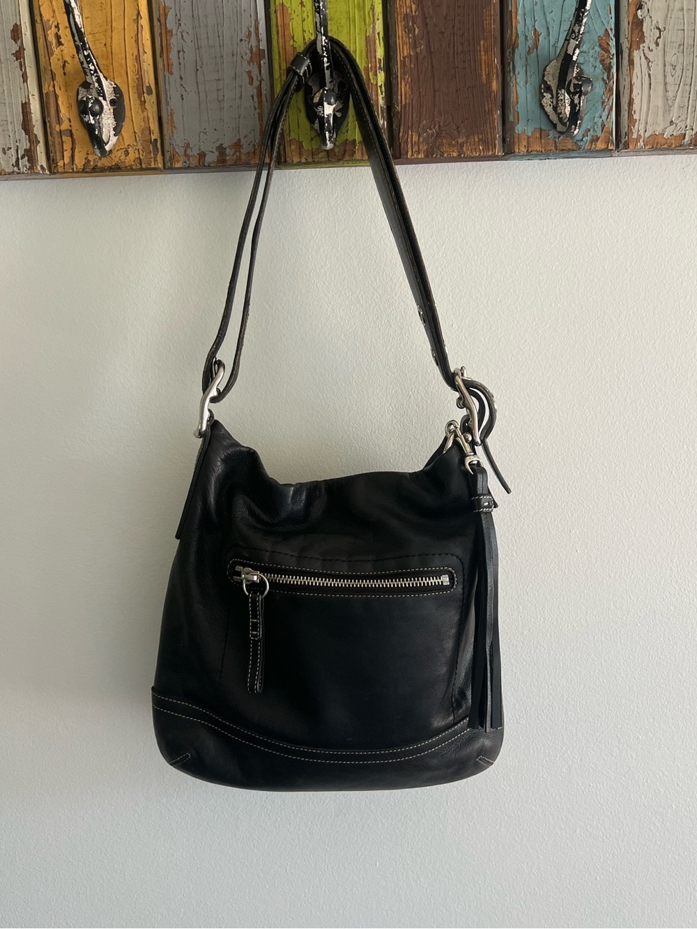 Coach Legacy slim tassel shoulder/crossbody bag - Picture 5 of 9